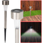 Mini-LED-Solarlampen, 16 Stück mit Erdspiess & Dämmerungssensor, IP44