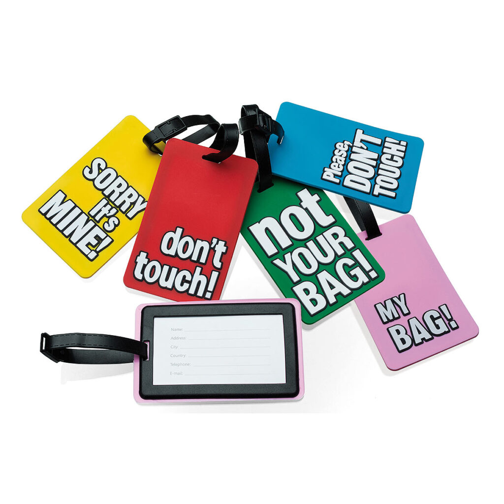 Kunststoff-Kofferanhänger, Gepäckanhänger Kunststoff-Kofferanhänger, Gepäckanhänger