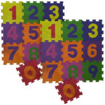 2er-Set, Puzzle-Matten, Spielmatten, Ziffern je 0 bis 9