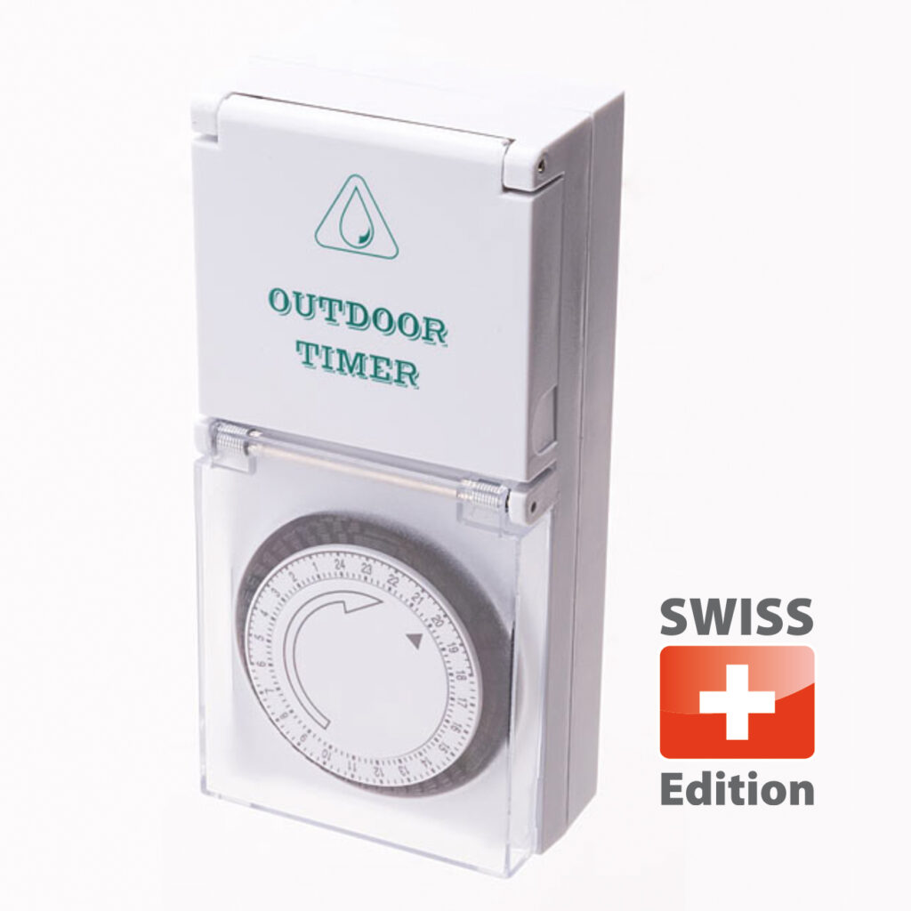 Mechanische Zeitschaltuhr Outdoor IP44 / Kinderschutz Swis Edition T12 / T13