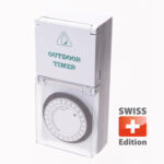 Mechanische Zeitschaltuhr Outdoor IP44 / Kinderschutz Swis Edition T12 / T13