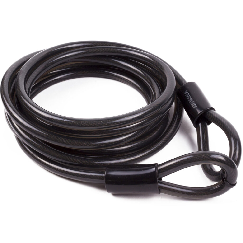 Stahlseil, wetterfest, 5m x Ø 1,2cm Stahlseil, wetterfest, 5m x Ø 1,2cm