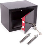 Möbeltresor mit Doppelbart-Schloss, 23 x 17 x 17 cm