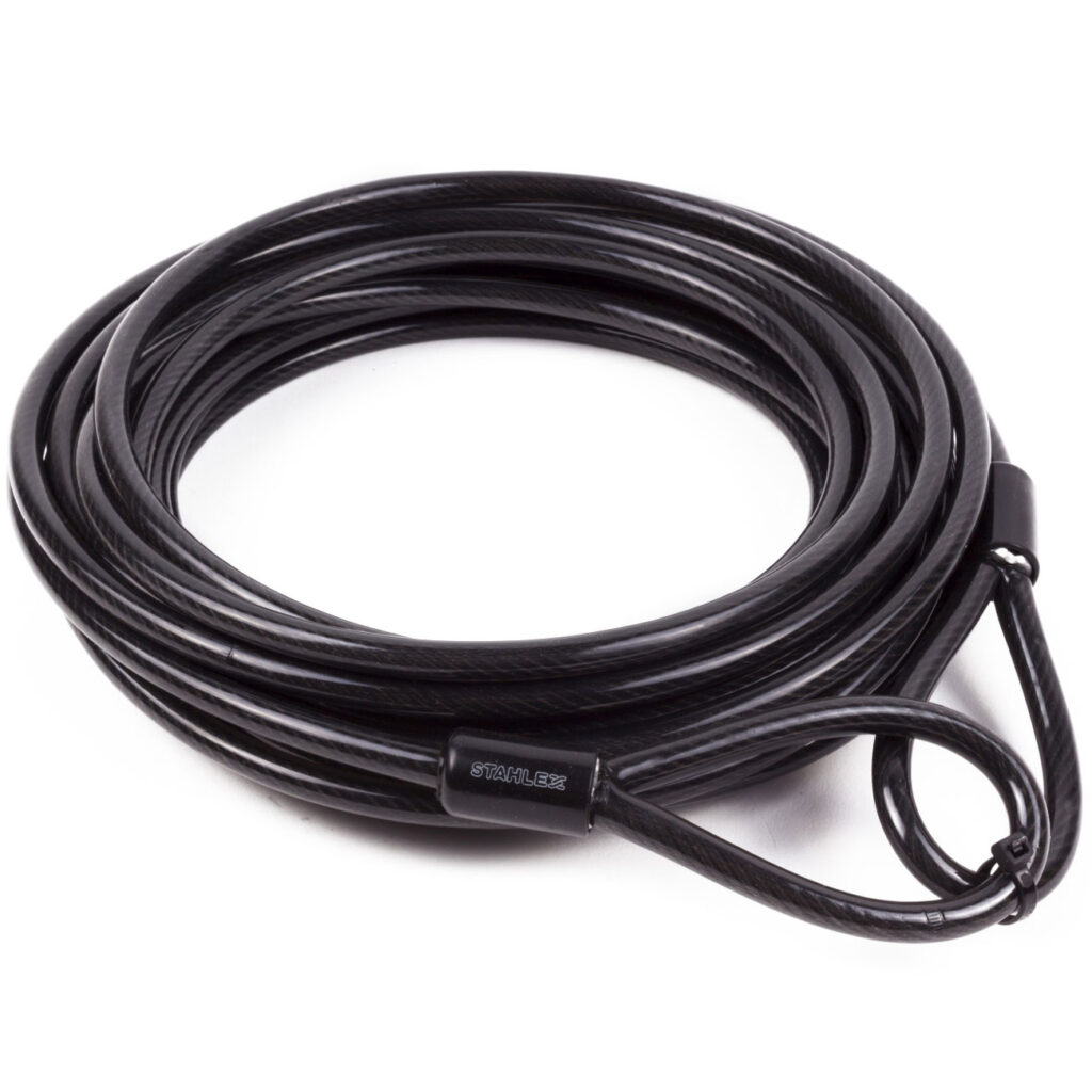 Stahlseil, wetterfest, 10m x Ø 8mm Stahlseil, wetterfest, 10m x Ø 8mm