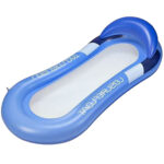 Aufblasbare Wasser-Luftmatratze, blau, 160 x 90cm, bis 120kg