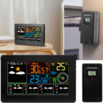 WLAN-Funk-Wetterstation mit Aussensensor, Farbdisplay, 5 Tage Wettertrend, App