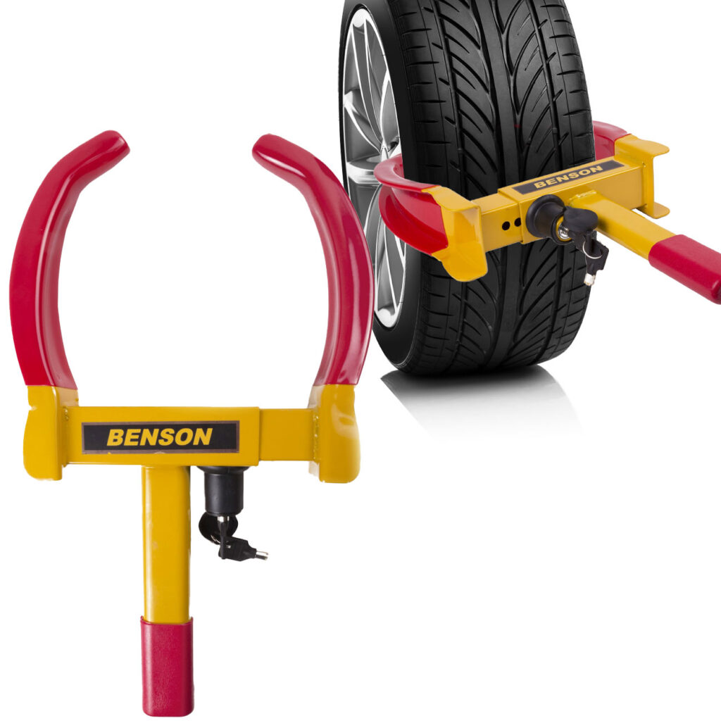 Universal Radkralle, Wegfahrsperre, für Reifen bis 28 cm