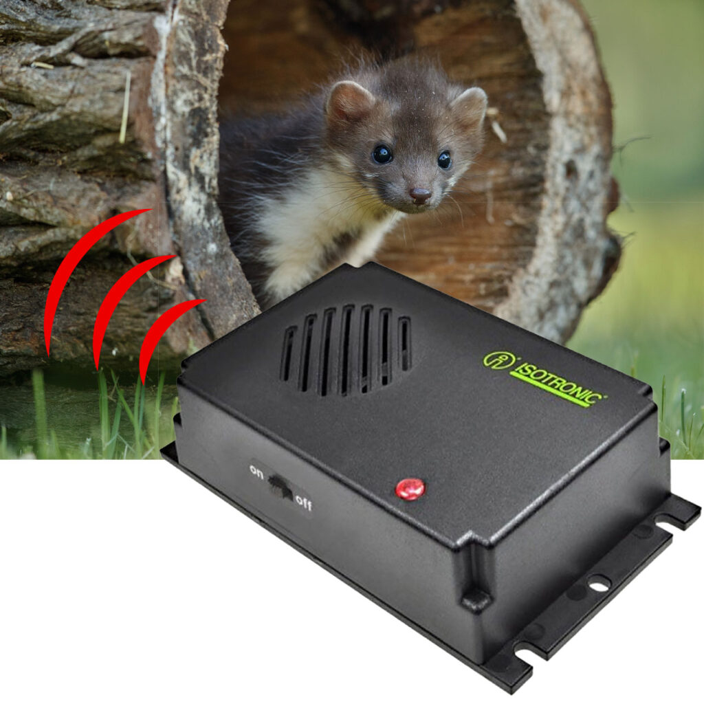 Mobile Marder-Abwehr mit Ultraschall Mobile Marder-Abwehr mit Ultraschall