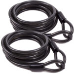 2er-Set Stahlseil, wetterfest, 5m x Ø 1,2cm