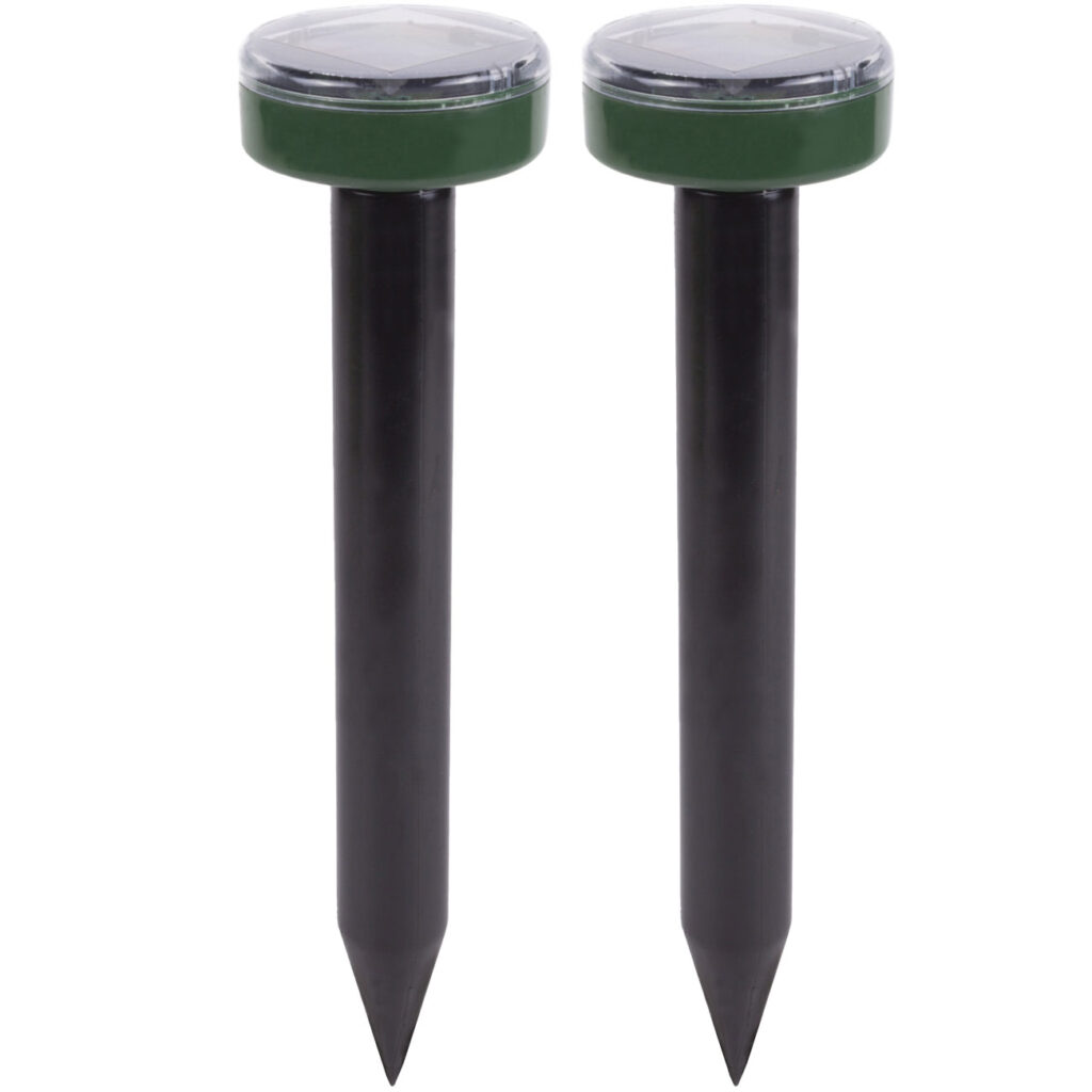 2er-Set Solar-Maulwurfvertreiber, Ø 6 x 25,5 cm 2er-Set Solar-Maulwurfvertreiber, Ø 6 x 25,5 cm