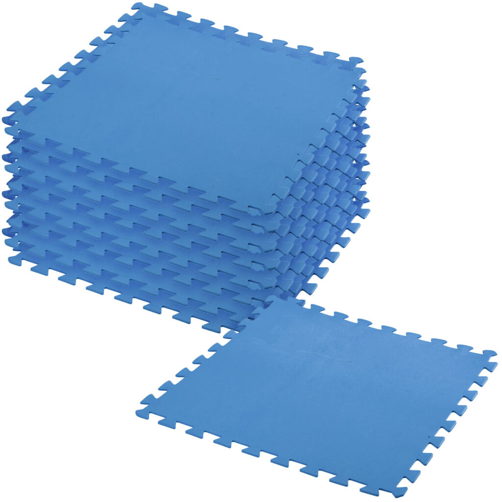 Pool-Unterlage, 9 Stück, Unterlegmatten, je 50 x 50 cm