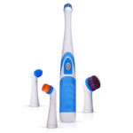 Elektrische Reinigungsbürste mit 4 Aufsätzen