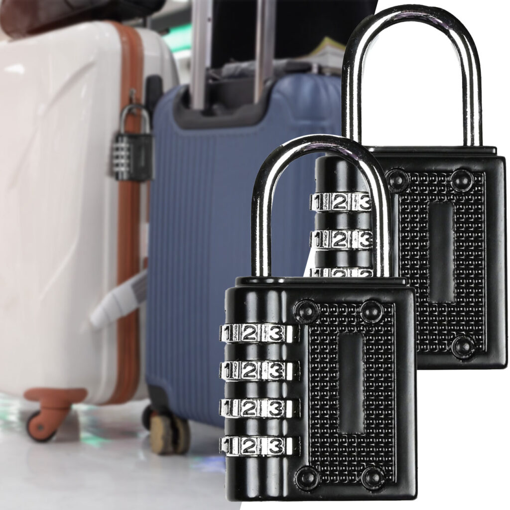 2er-Set Kombinationsschloss für Gepäck, Schränke, Fächer uvm., Vorhängeschloss 2er-Set Kombinationsschloss für Gepäck, Schränke, Fächer uvm., Vorhängeschloss