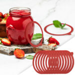 Einkochringe / Einmachgummis, Ø 10cm – 9,4 x 10,8cm, 10 Stück