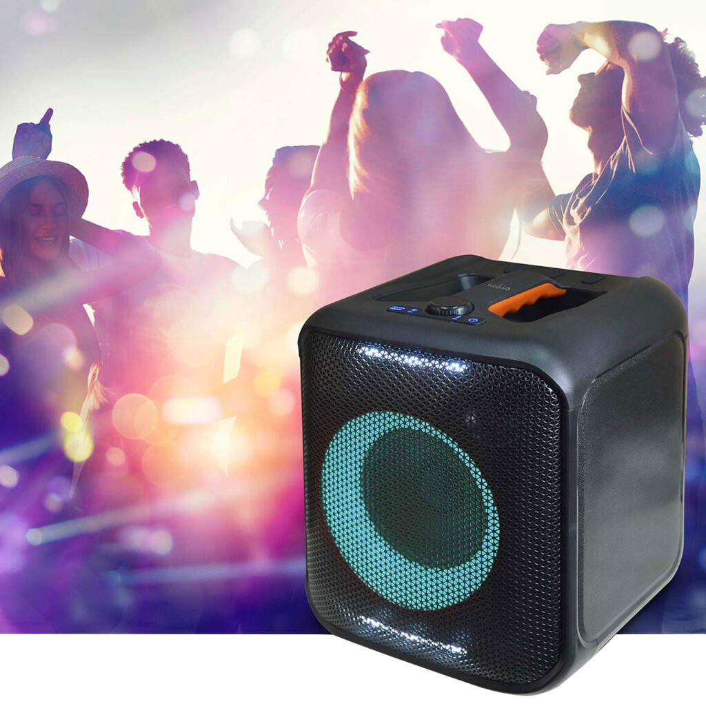 Bluetooth-Party-Lautsprecher, Subwoofer, Beleuchtung