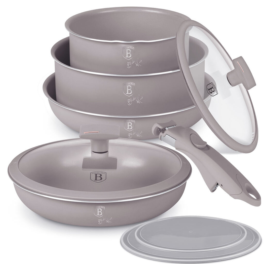 Design Kochset inkl. Smart Lids, 9-teilig, taupe Design Kochset inkl. Smart Lids, 9-teilig, taupe