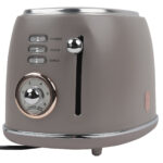 Design Toaster mit 6 Röststufen, 850 W, taupe Design Toaster mit 6 Röststufen, 850 W, taupe