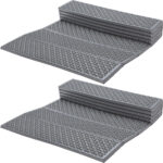 2er-Set Camping-Isomatte, faltbar, 180 x 60 cm