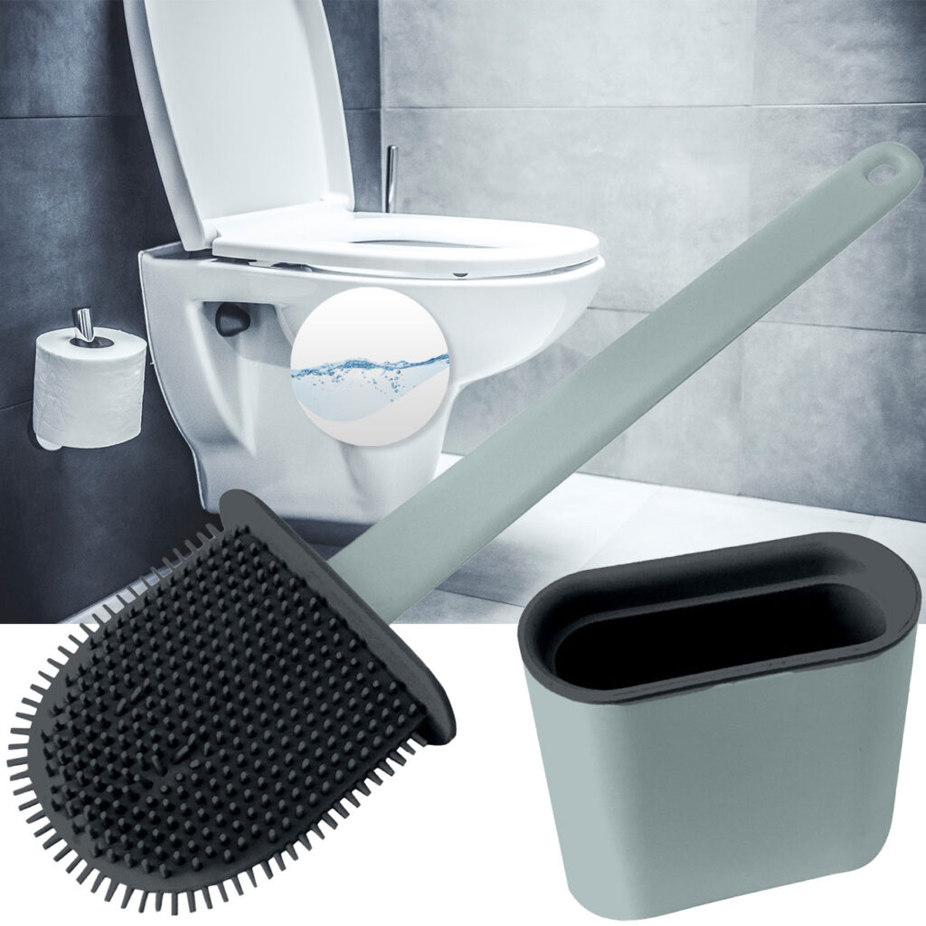 WC-Silikonbürste, anthrazit WC-Silikonbürste, anthrazit