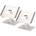 2er-Set Universal Tablet Halterung aus Aluminium, 360° schwenkbar