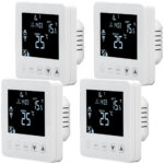 4er-Set WLAN-Thermostat für Fussboden Heizungen, Steuerung per App, Siri, Alexa & GA