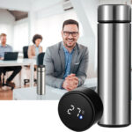 Thermo-Vakuumflasche mit Touchscreen & Temperaturanzeige, 500ml, BPA-frei