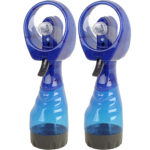2er-Set Sprühventilator, 300 ml-Wassertank, Batteriebetrieb, Hand-Ventilator