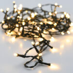 LED Lichterkette mit 8 Leuchtmodi und Timer, 6,5 m, batteriebetrieben, IP44, warm-weiss