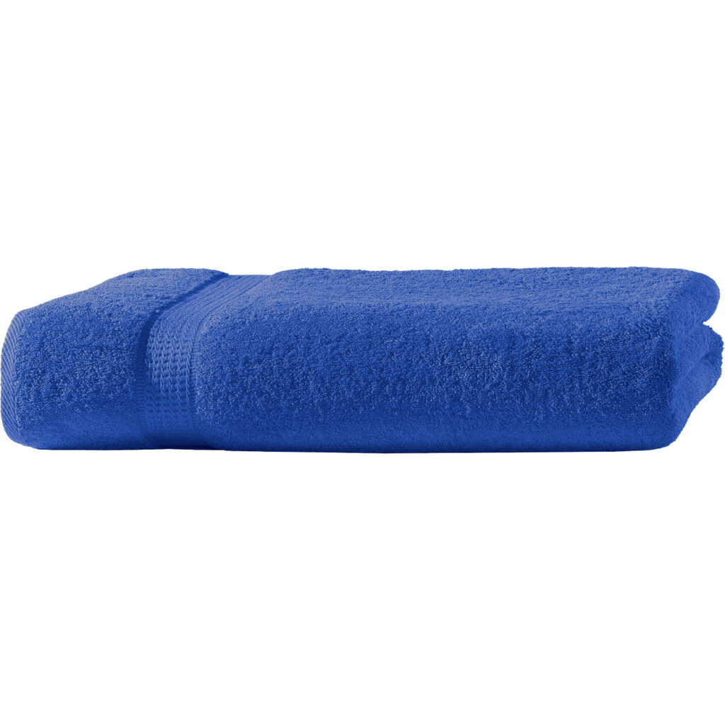 Badetuch, 100 x 150 cm 100% luxuriöse Baumwolle, mit 2 Bordüren, royal