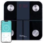 14in1 Körperanalysewaage aus Glas, Bluetooth & Appsteuerung, max. 180 kg