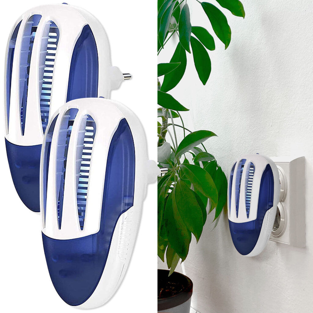 2er-Set Fliegen- und Stechmückenabwehr mit UV-Licht