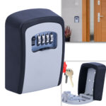 Mini Schlüssel-Safe mit Zahlenschloss für drinnen und draussen