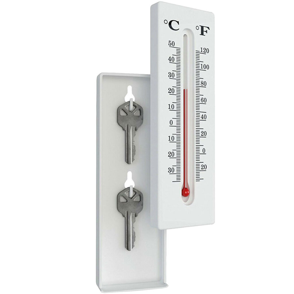 Thermometer mit Geheimversteck, 16 x 5 x 2,5 cm Thermometer mit Geheimversteck, 16 x 5 x 2,5 cm