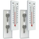 2er-Set Thermometer mit Geheimversteck, 16 x 5 x 2,5 cm