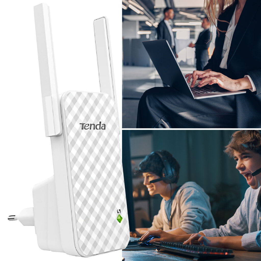 WLAN Repeater, 300Mbit/s, bis 300m Reichweite, weiss