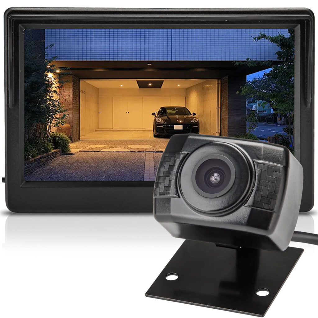 Kabellose Funk-Rückfahrkamera, HD, AHD-Sensor, 5″ Monitor, Nachtsicht
