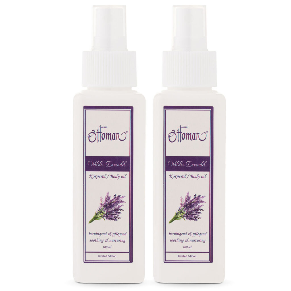 2er-Set Lavendel Körperöl, 100ml, entspannendes Körperöl