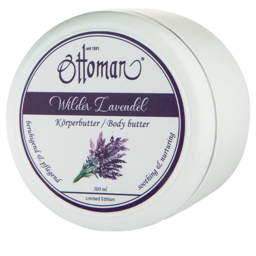 Lavendel Körperbutter 300ml, reichhaltige Körperpflege