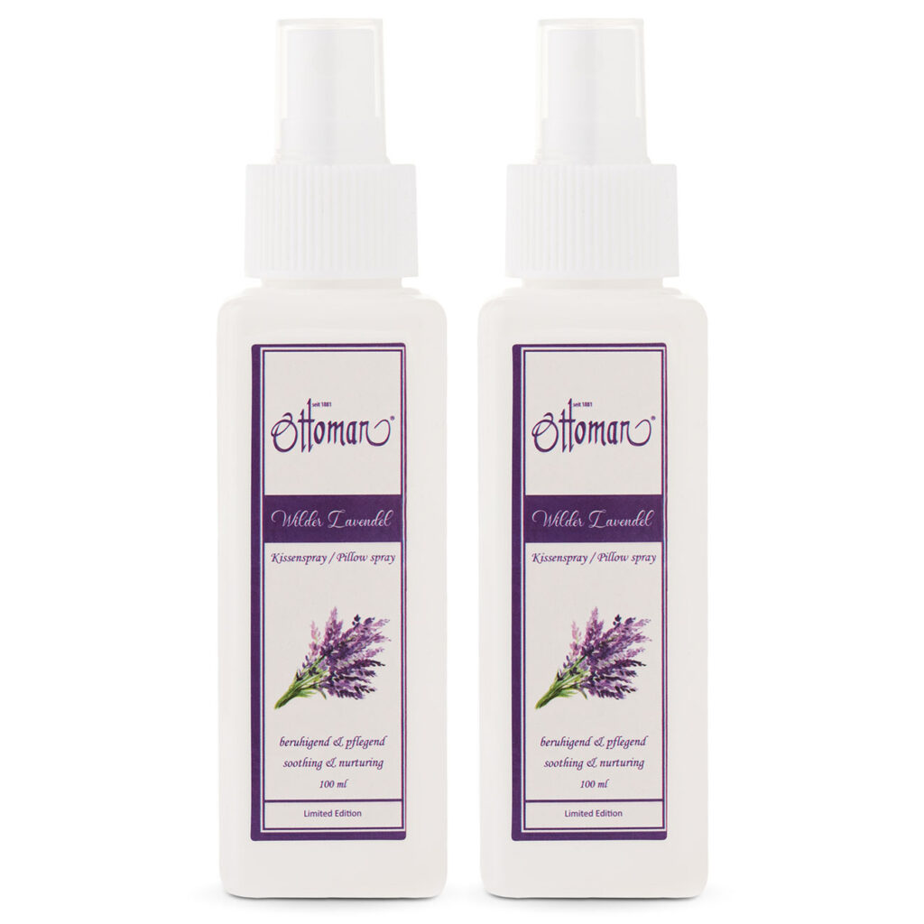 2er-Set Lavendel Kissenspray, 100ml, für angenehmen Schlaf