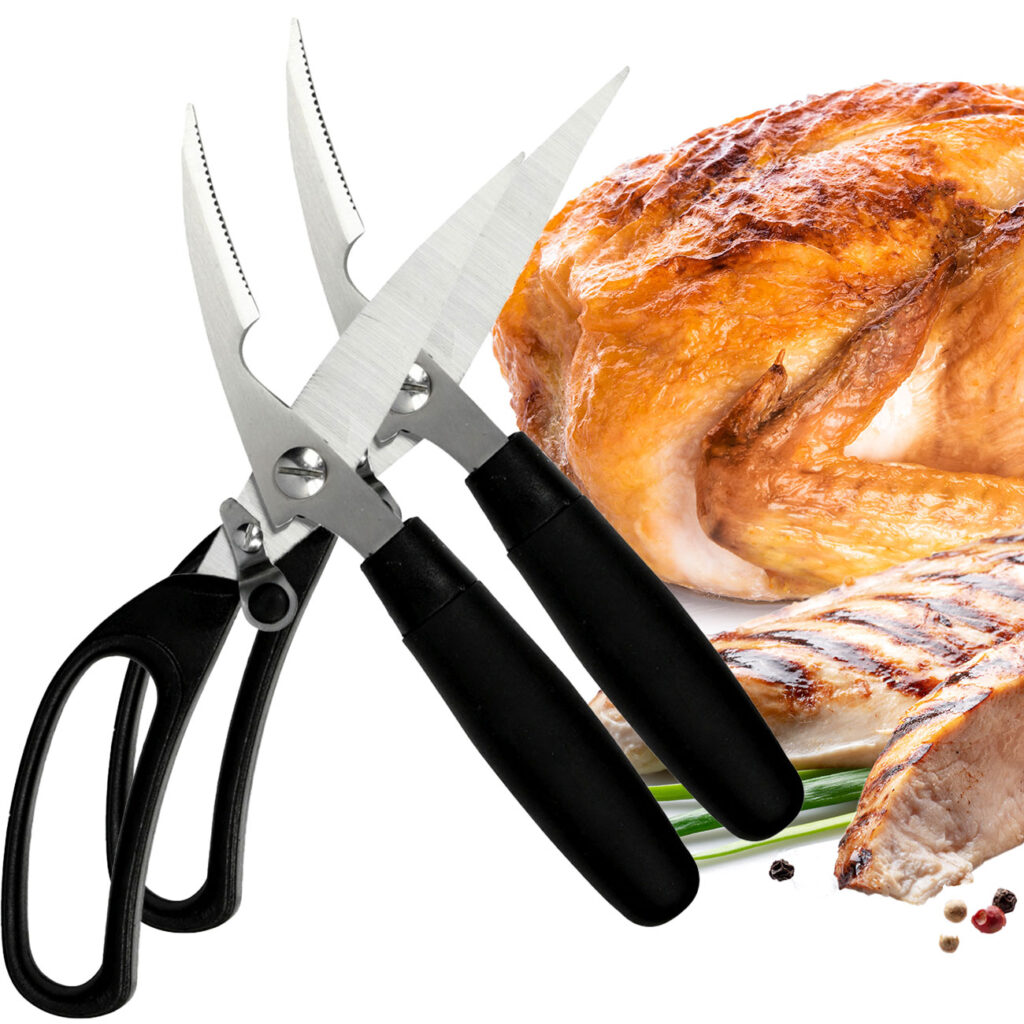 2er-Set Geflügelschere, schwarz-silber 2er-Set Geflügelschere, schwarz-silber