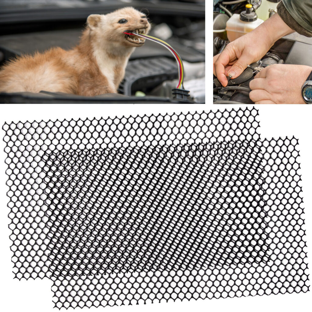 2er-Set mobiles Marderschutzgitter, 18 Einzelmatten, faltbar