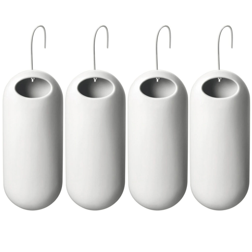 4er-Set Wasserverdunster für Heizkörper, Keramik, 250 ml