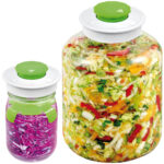 Fermentierglas-Set mit Entlüftungsventil, 1 Liter und 5 Liter