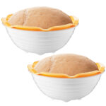 2er-Set Gärkorb mit Schale, 1,5 Liter