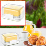 Butterdose  mit Wasserkühlung, transparenter Deckel