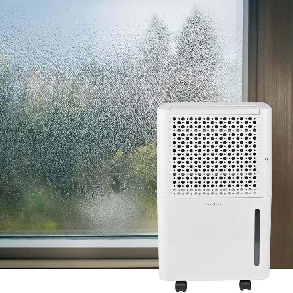 Elektrischer Luftentfeuchter mit Luftfilter mit 4 Modi und Timer, 10l/Tag, bis 38 m²