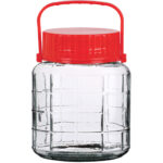 Vorratsglas mit Henkel, Weithalsglas, 1 Liter
