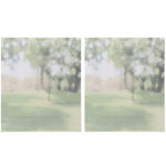 2er-Set Fliegenschutzgitter für Fenster, zuschneidbar, weiss, 150 x 250 cm