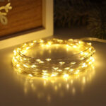 LED-Micro-Lichterkette für Innen & Aussen, 100 warmweisse LEDs, batteriebetrieb, 10 m LED-Micro-Lichterkette für Innen & Aussen, 100 warmweisse LEDs, batteriebetrieb, 10 m
