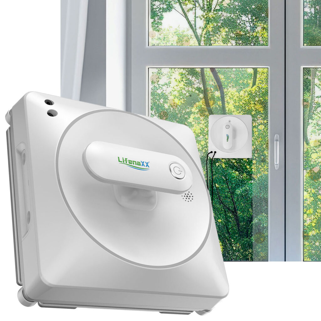 Fensterputzroboter mit 4-fach-Sprüher, Fernbedienung, 4500 Pa